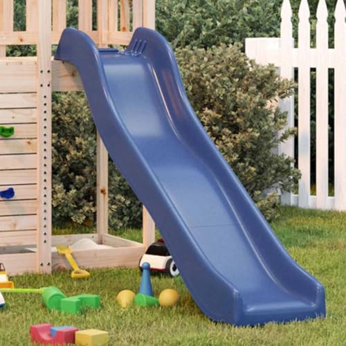 vidaXL-Toboggan-de-Jeu-Bleu-174x38-cm-polypropylene-equipement-de-Jeu-de-Jardin-Toboggan-de-Jeu-de-Jardin-Toboggan-de-Jeu-exterieur-0-0