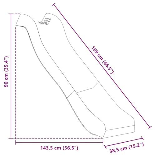 vidaXL-Toboggan-de-Jeu-Bleu-174x38-cm-polypropylene-equipement-de-Jeu-de-Jardin-Toboggan-de-Jeu-de-Jardin-Toboggan-de-Jeu-exterieur-0-1