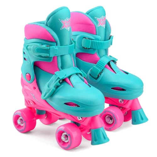 Xootz-Kids-Quad-Beginner-Adjustable-Roller-Skates-Girls-Patins-a-roulettes-reglables-pour-debutants-Enfant-0