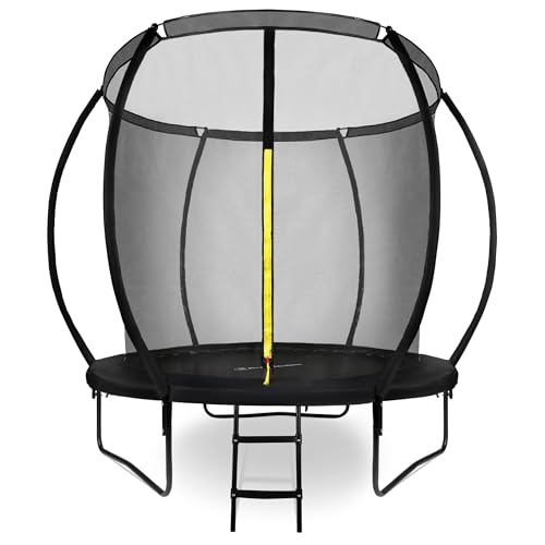 Hypermotion-Trampoline-Exterieur-Enfant-3-Ans-244305-366430-487-cm-Sechage-Rapide-et-Deperlant--Excellente-Elasticite-de-Saut--Trampoline-de-Jardin-avec-Filet-de-Securite-0