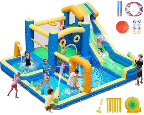 Chateau-gonflable-pour-enfants-AONESY-Chateau-gonflable-avec-toboggan-aquatique-jets-deau-escalade-saut-terrain-de-football-et-panier-de-basket-Chateau-gonflable-avec-soufflerie-pour-linterieu-0