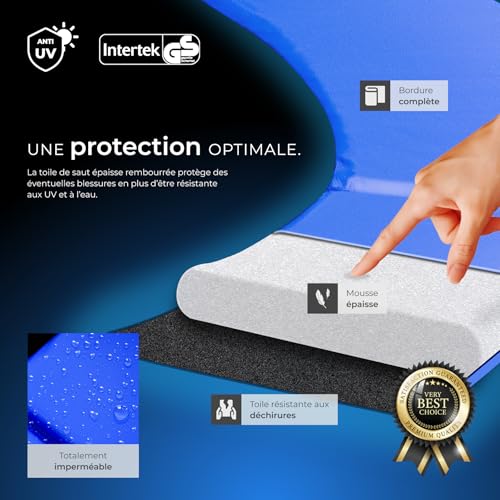 tectake-Trampoline-Rond-avec-Echelle-Trampoline-Filet-de-Protection-Tour-rembourre-Enfant-Adultes-Certifie-Intertek-Securite-Maximale-Jardin-Cadeau-Diverses-Tailles-0-1