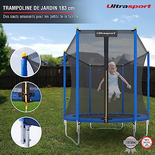 Ultrasport-Uni-Jump-Trampoline-de-Jardin-Mixte-Bleu-183-Centimetres-0-0