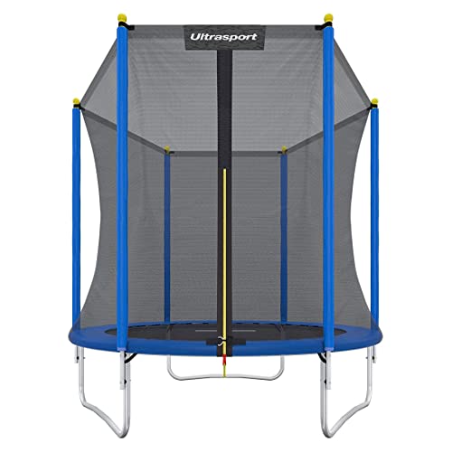 Ultrasport-Uni-Jump-Trampoline-de-Jardin-Mixte-Bleu-183-Centimetres-0-2