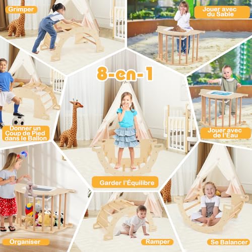 GOPLUS-8-en-1-Arche-Escalade-Montessori-Enfants-Cheval-a-Bascule-en-Bois-avec-Bac-Rangement-Jeux-pour-Bebes-3-Ans-Charge-50KG-0-1