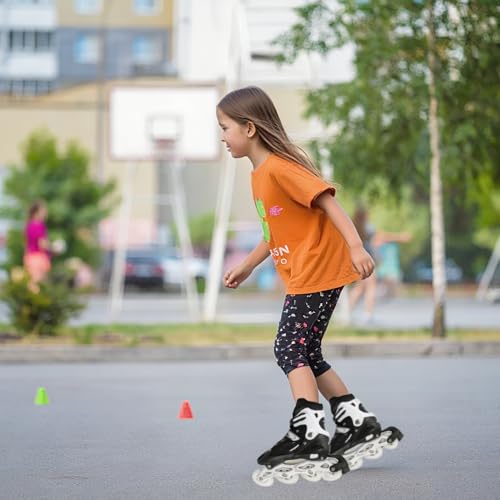 Roller-Enfant-Patins-a-roulettes-pour-Garcons-et-Filles-Patins-a-roulettes-reglables-pour-Enfants-3-a-9-Ans-Lumieres-Amusantes-pour-Debutants-0-1