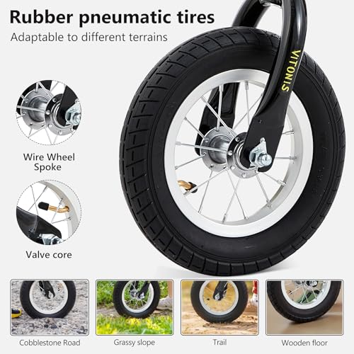 VITONIS-Draisienne-a-partir-de-15-a-4-Ans-jusqua-35-kg-Volant-et-Selle-reglables-en-Hauteur-antivol-de-Volant-Cadeau-danniversaire-et-Jouet-pour-garcons-et-Filles-0-2